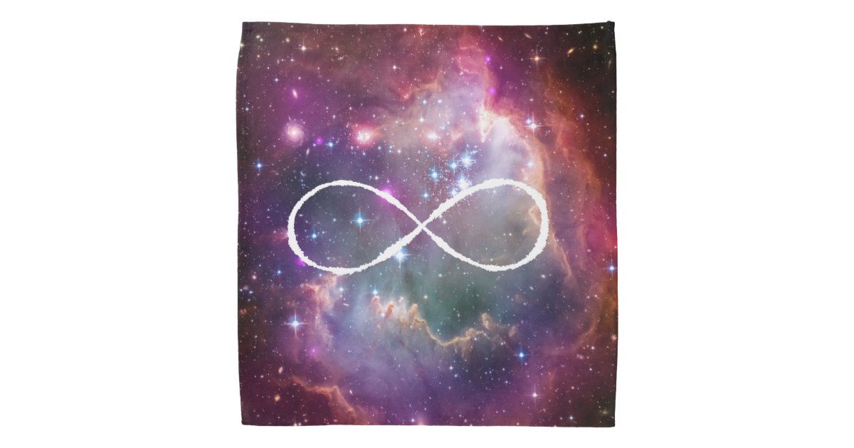Infinity Loop And Galaxy Space Hipster Background Bandana Zazzle