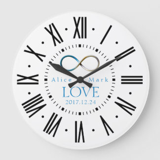 Infinity Love | Forever Gifts Large Clock