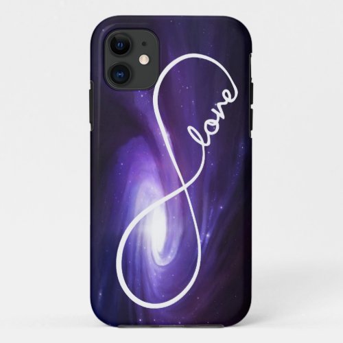 infinity love _ galaxy iPhone 11 case