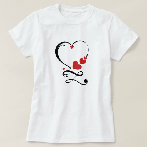 Infinity Love Heart T_Shirt