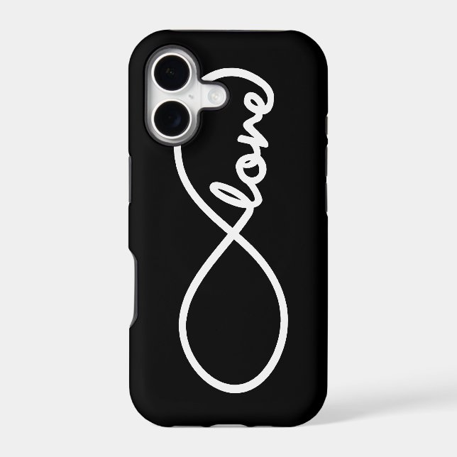 infinity love iphone case (Back)