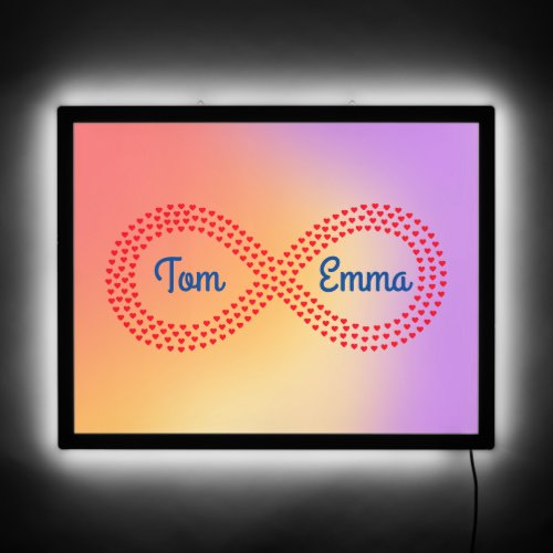 Infinity Love LED Sign