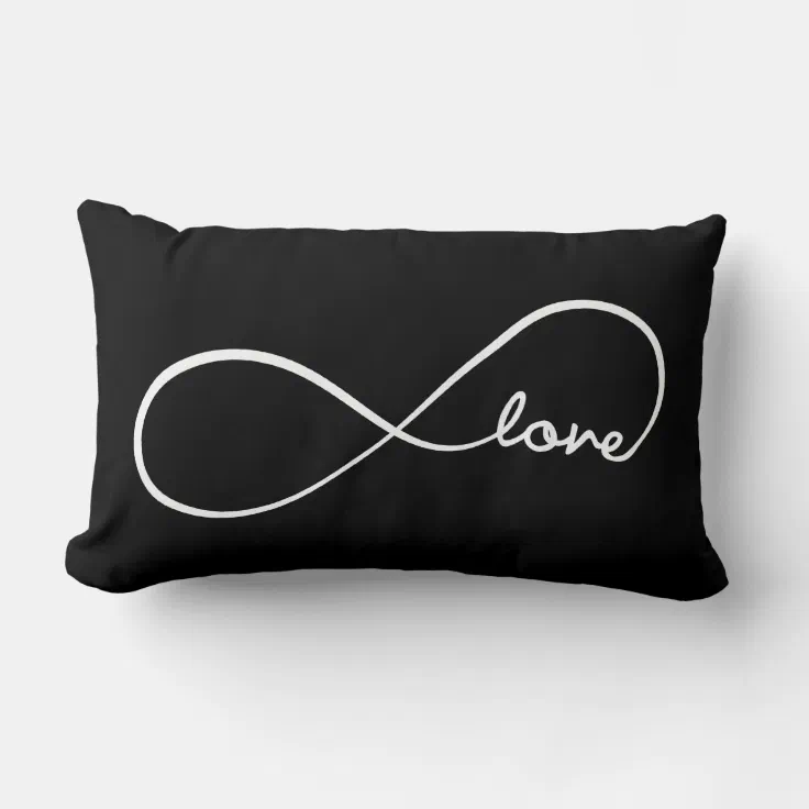 Infinity Love Lumbar Pillow Zazzle
