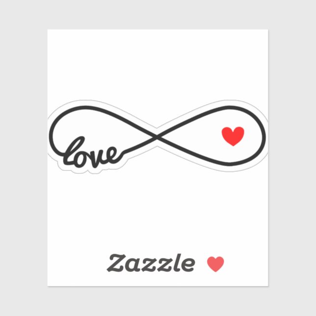 Infinity Love symbol Sticker (Sheet)