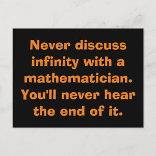 Infinity Math Postcards