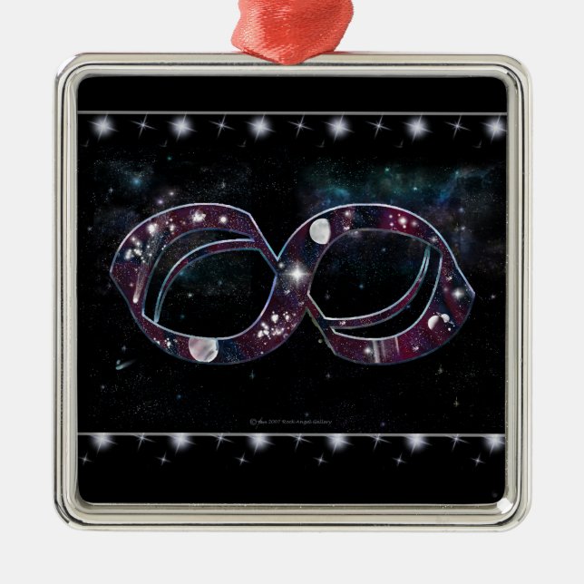 Infinity Metal Ornament (Front)