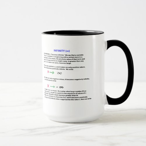 INFINITY  mug