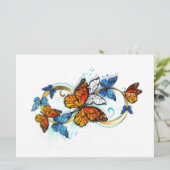 Infinity of Monarch Butterflies (Standing Front)