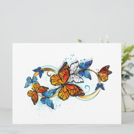 Infinity of Monarch Butterflies (Standing Front)