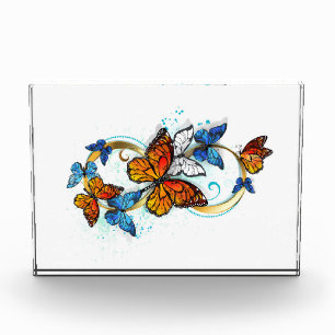 Infinity of Monarch Butterflies Acrylic Award