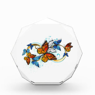 Infinity of Monarch Butterflies Acrylic Award