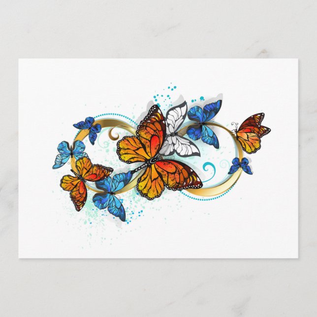 Infinity of Monarch Butterflies Advice Card (Front)