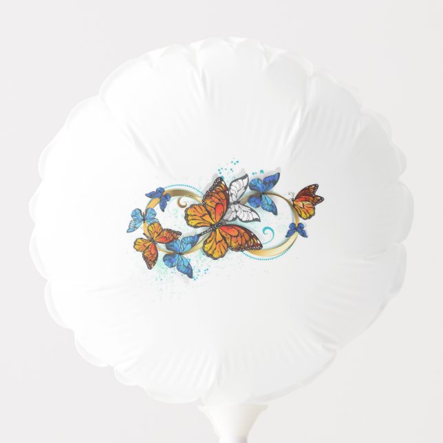 Infinity of Monarch Butterflies Balloon (Front)