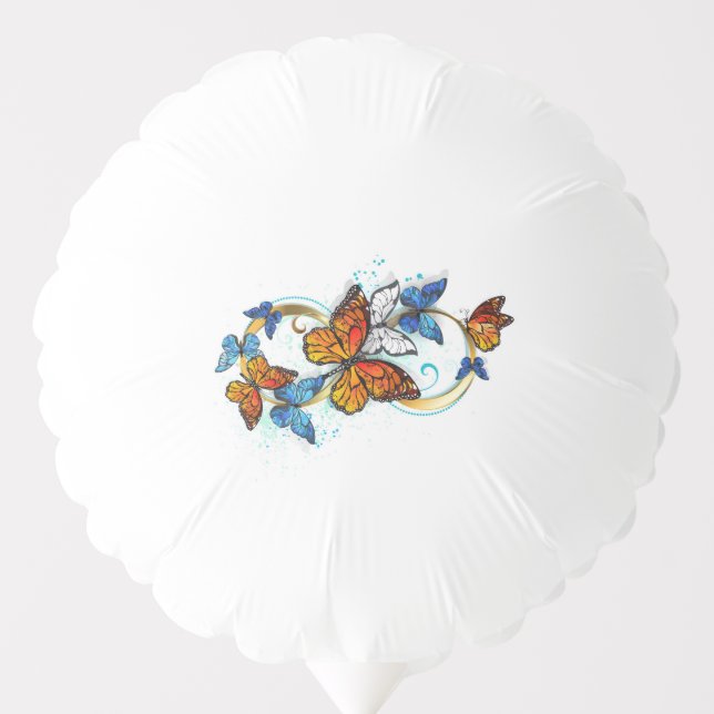 Infinity of Monarch Butterflies Balloon (Front)