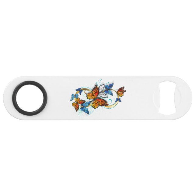 Infinity of Monarch Butterflies Bar Key (Front (Horizontal))