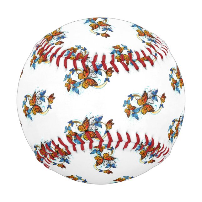 Infinity of Monarch Butterflies Baseball (Front)