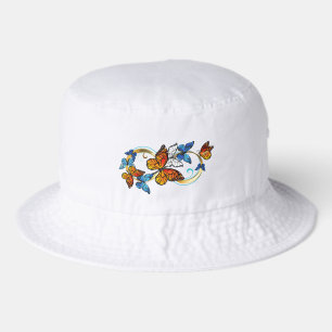 Infinity of Monarch Butterflies Bucket Hat