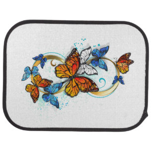 Infinity of Monarch Butterflies Car Floor Mat
