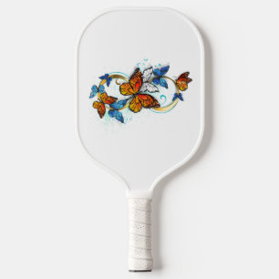 Infinity of Monarch Butterflies Carbon Fiber Pickleball Paddle