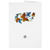 Infinity of Monarch Butterflies Cards (Back)