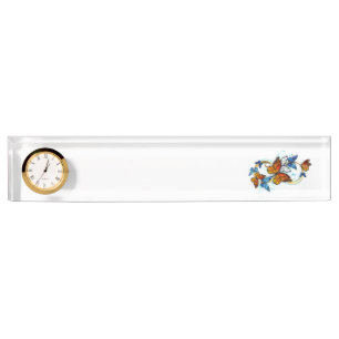 Infinity of Monarch Butterflies Desk Name Plate