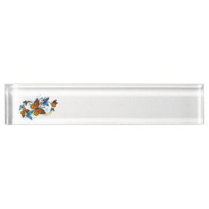 Infinity of Monarch Butterflies Desk Name Plate