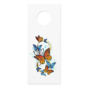 Infinity of Monarch Butterflies Door Hanger