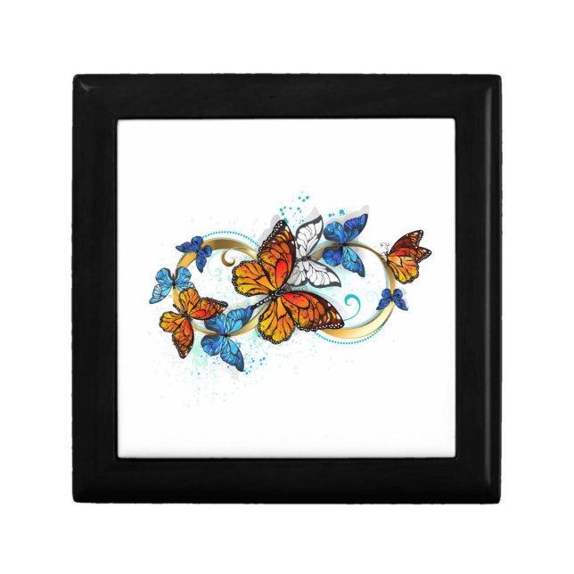 Infinity of Monarch Butterflies Gift Box (Front)