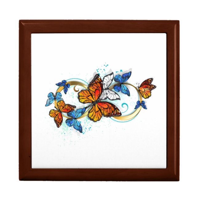 Infinity of Monarch Butterflies Gift Box (Front)