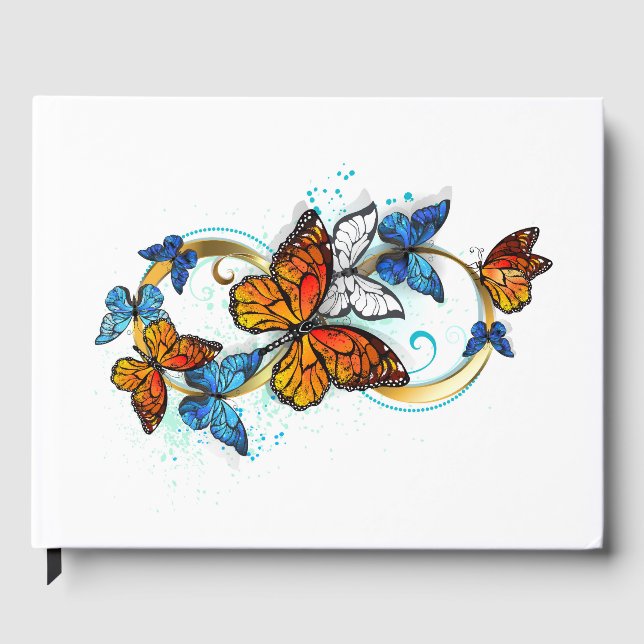 Infinity of Monarch Butterflies Guest Book (Front)