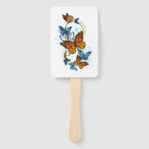 Infinity of Monarch Butterflies Hand Fan