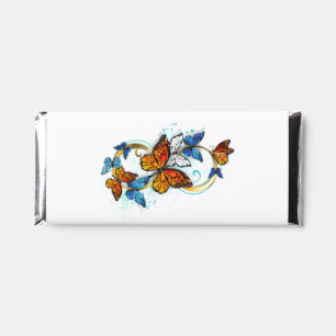 Infinity of Monarch Butterflies Hershey Bar Favors