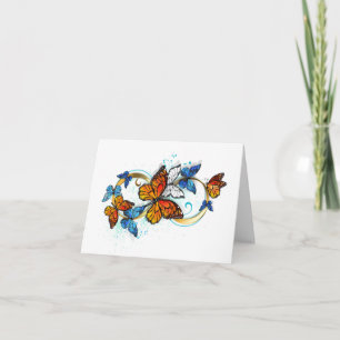 Infinity of Monarch Butterflies Invitation