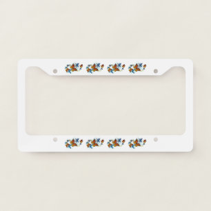 Infinity of Monarch Butterflies License Plate Frame