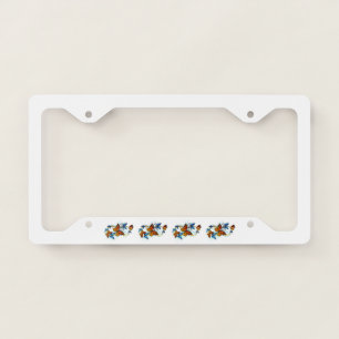 Infinity of Monarch Butterflies License Plate Frame