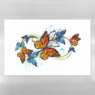 Infinity of Monarch Butterflies Magnetic Dry Erase Sheet