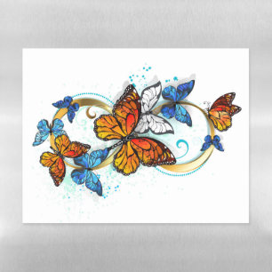 Infinity of Monarch Butterflies Magnetic Dry Erase Sheet