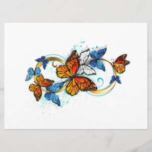 Infinity of Monarch Butterflies Menu