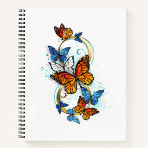 Infinity of Monarch Butterflies Notebook