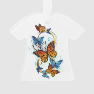 Infinity of Monarch Butterflies Ornament