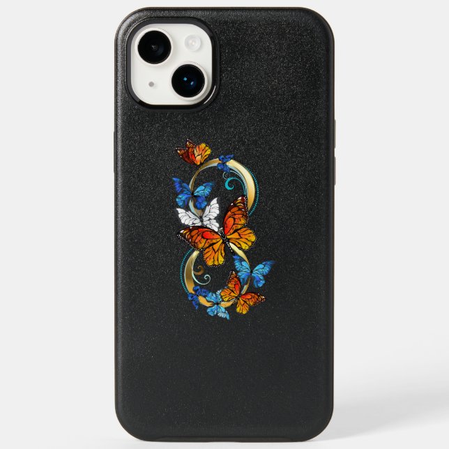 Infinity of Monarch Butterflies Otterbox iPhone Case (Back)