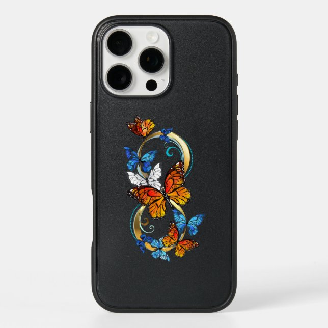 Infinity of Monarch Butterflies Otterbox iPhone Case (Back)