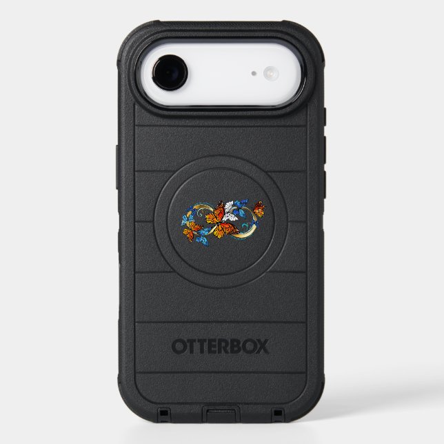 Infinity of Monarch Butterflies Otterbox iPhone Case (Back)