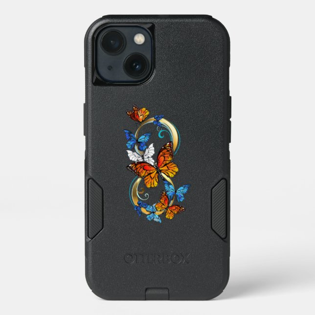 Infinity of Monarch Butterflies Otterbox iPhone Case (Back)