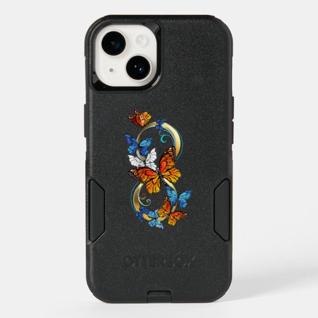 Infinity of Monarch Butterflies Otterbox iPhone Case (Back)