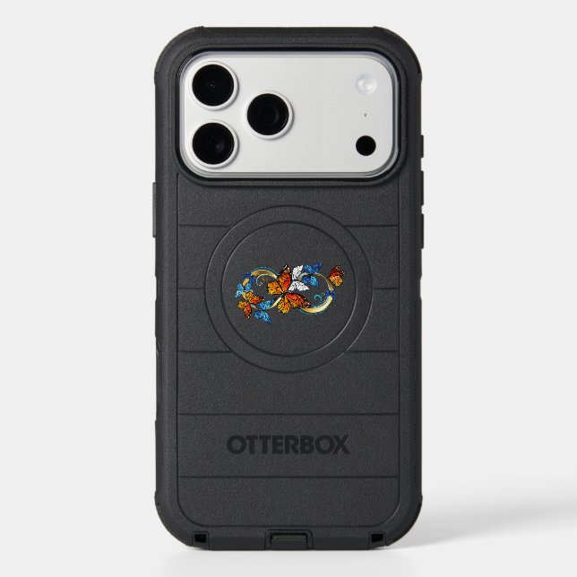 Infinity of Monarch Butterflies Otterbox iPhone Case (Back)