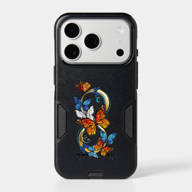 Infinity of Monarch Butterflies Otterbox iPhone Case (Back)