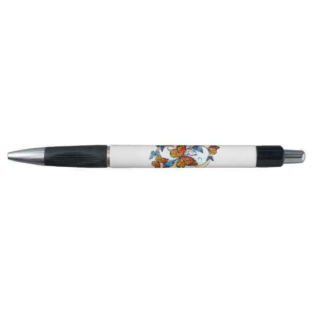 Infinity of Monarch Butterflies Pen (Front)
