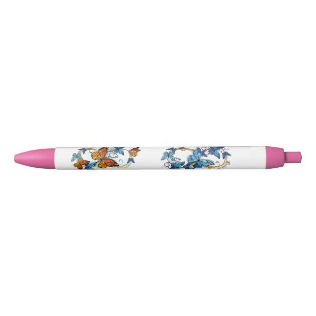 Infinity of Monarch Butterflies Pen (Front)