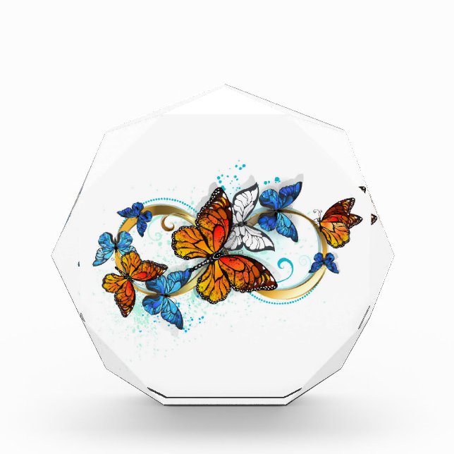 Infinity of Monarch Butterflies Photo Block (Front)